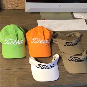 7 Titleist Hats bundle